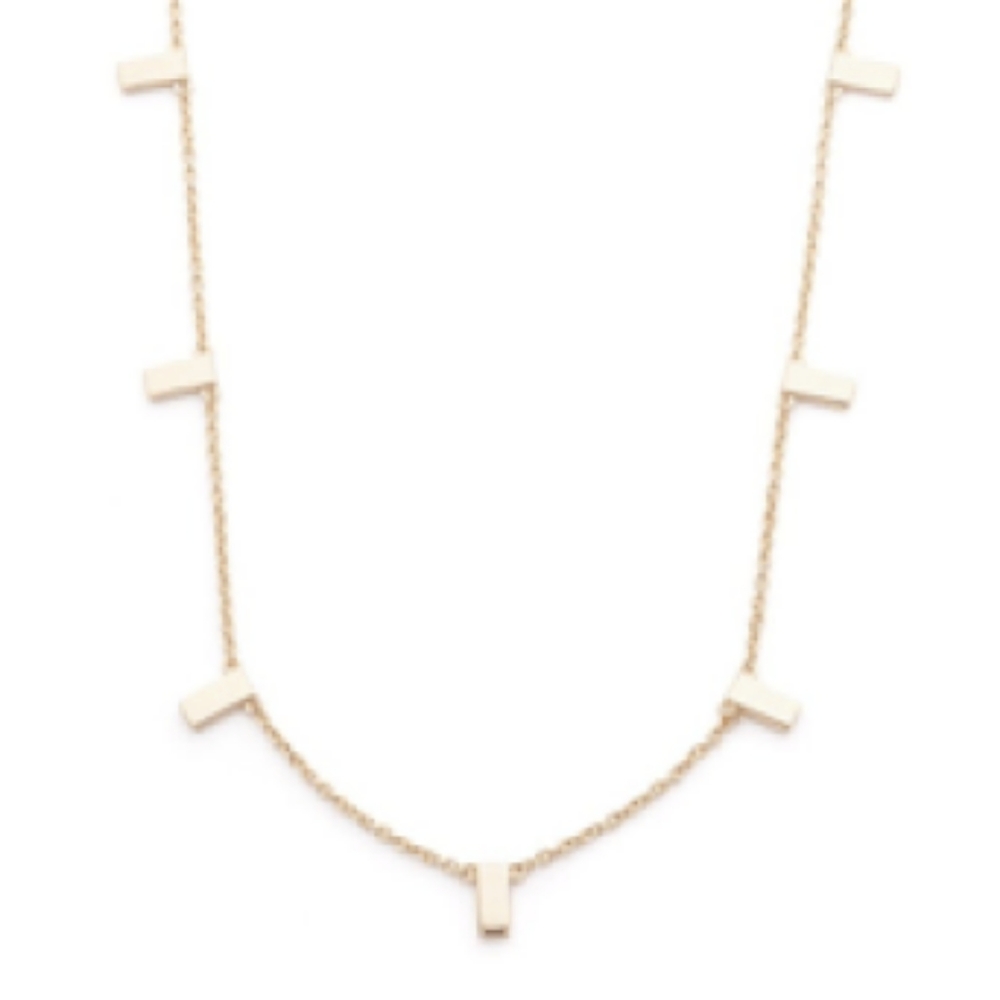 MELANIE AULD | Multi Bar Necklace Gold
